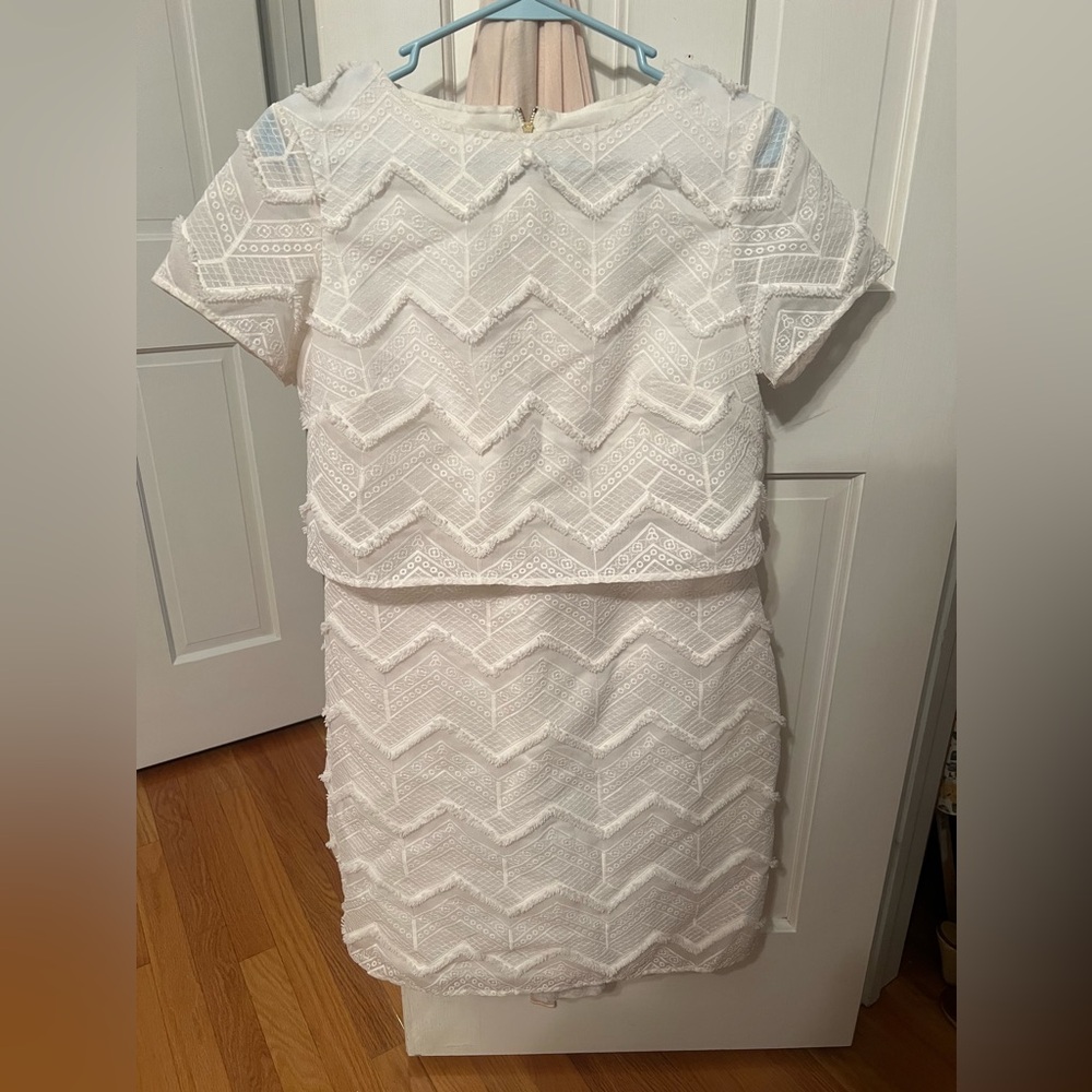 White lace dress